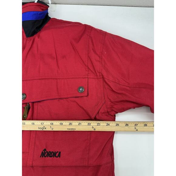 Nordica Classics Mens Jacket Size Large Red DoubleClose Insulated Ski Winter VTG - Picture 10 of 13